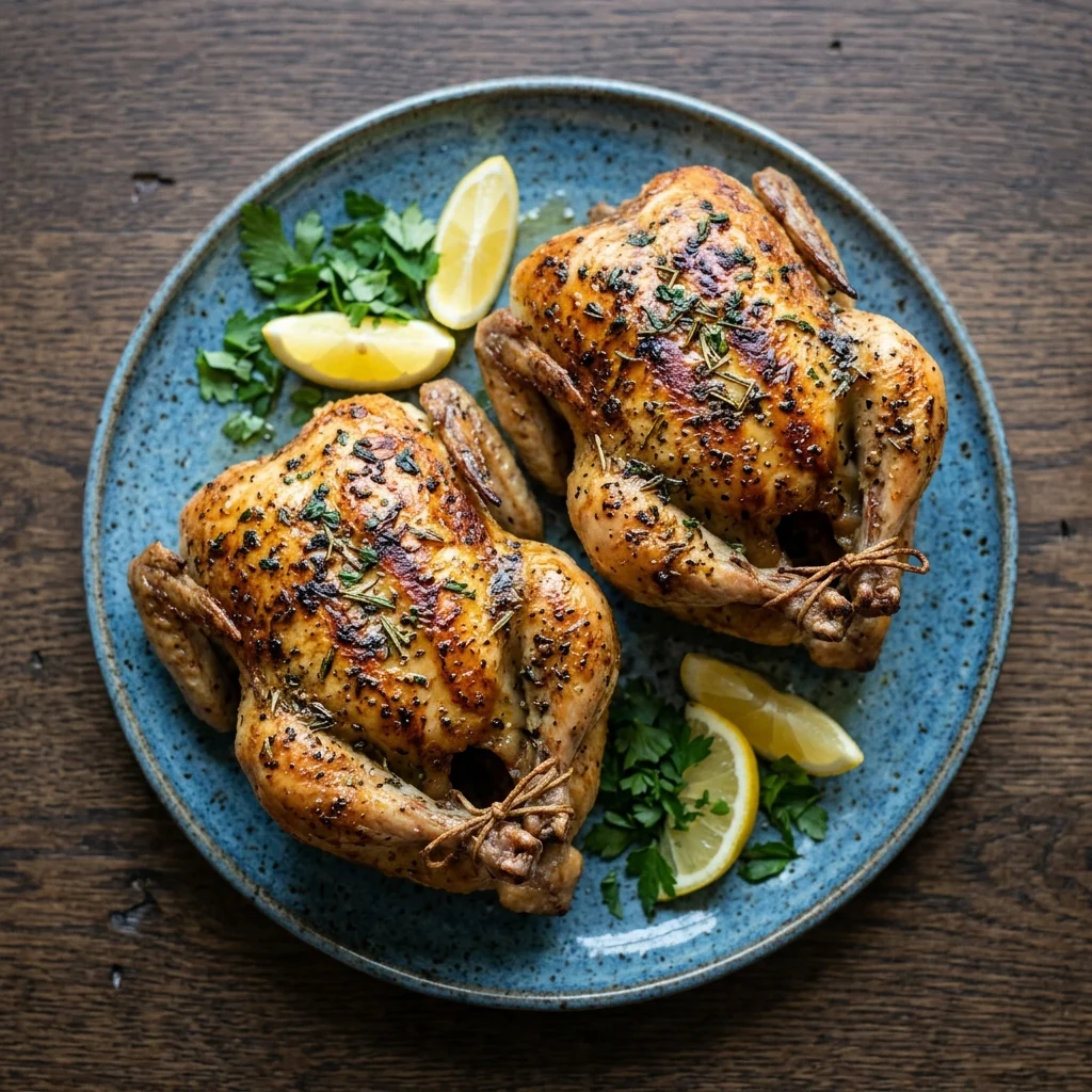 Herb Roasted Cornish Hens