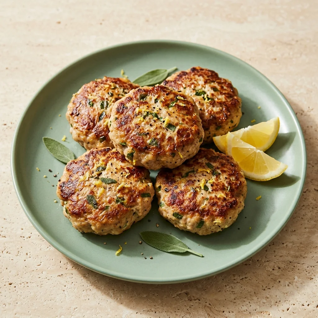 Lemon Sage Turkey Patties