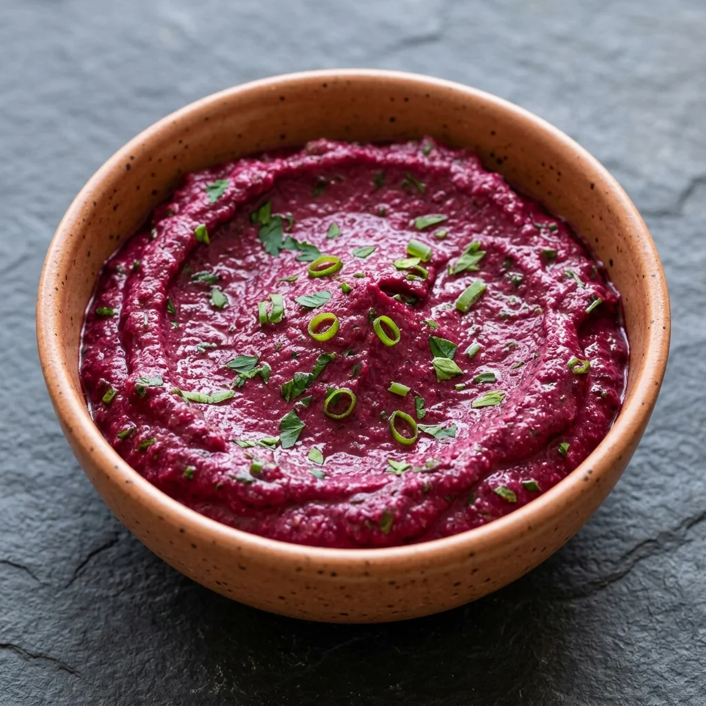 Roasted Beet Spread with Lemon & Herbs