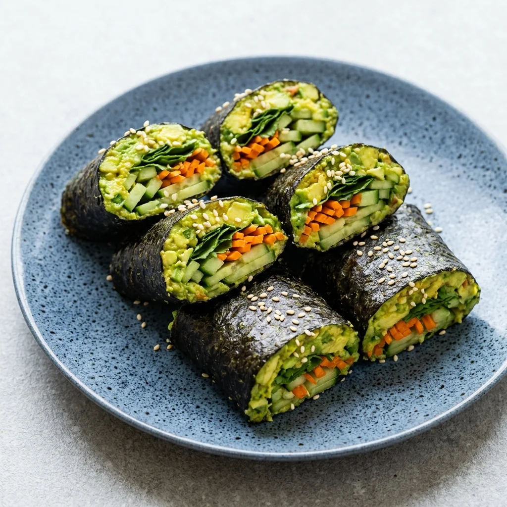 Avocado Nori Snack Wraps