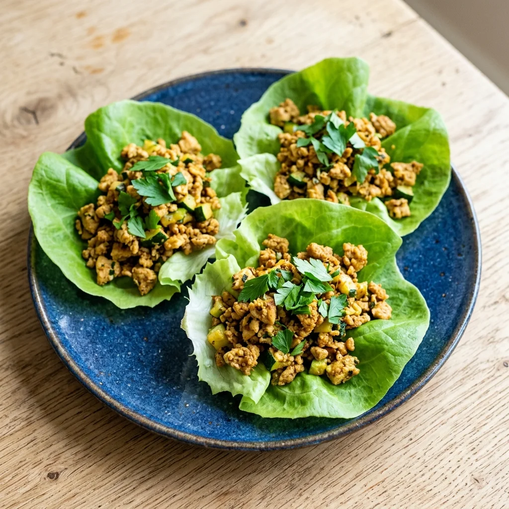 Sage Chicken Lettuce Bites