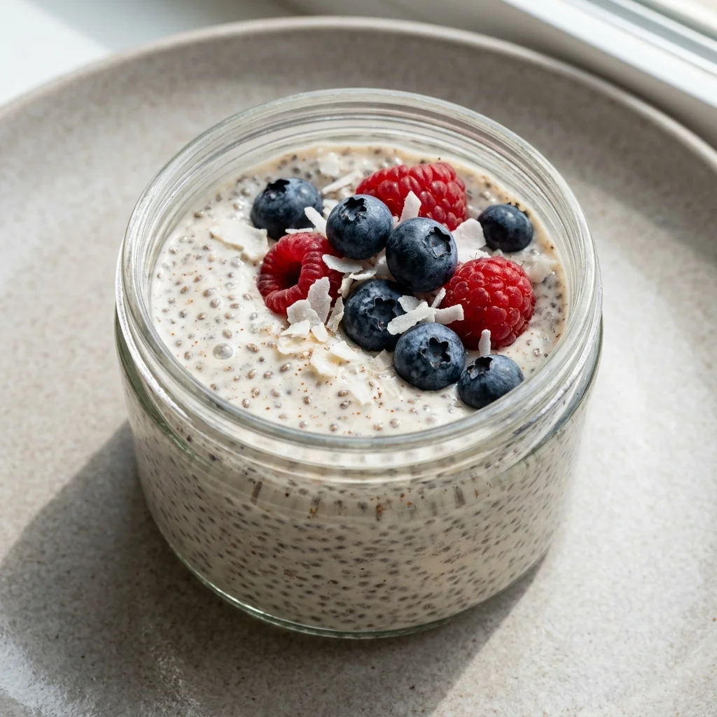 Cinnamon Coconut Chia Pudding