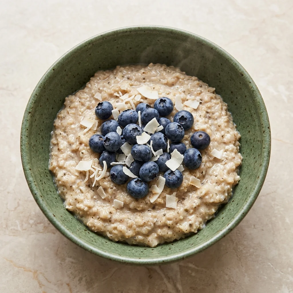 Warm Coconut Hemp Seed Porridge