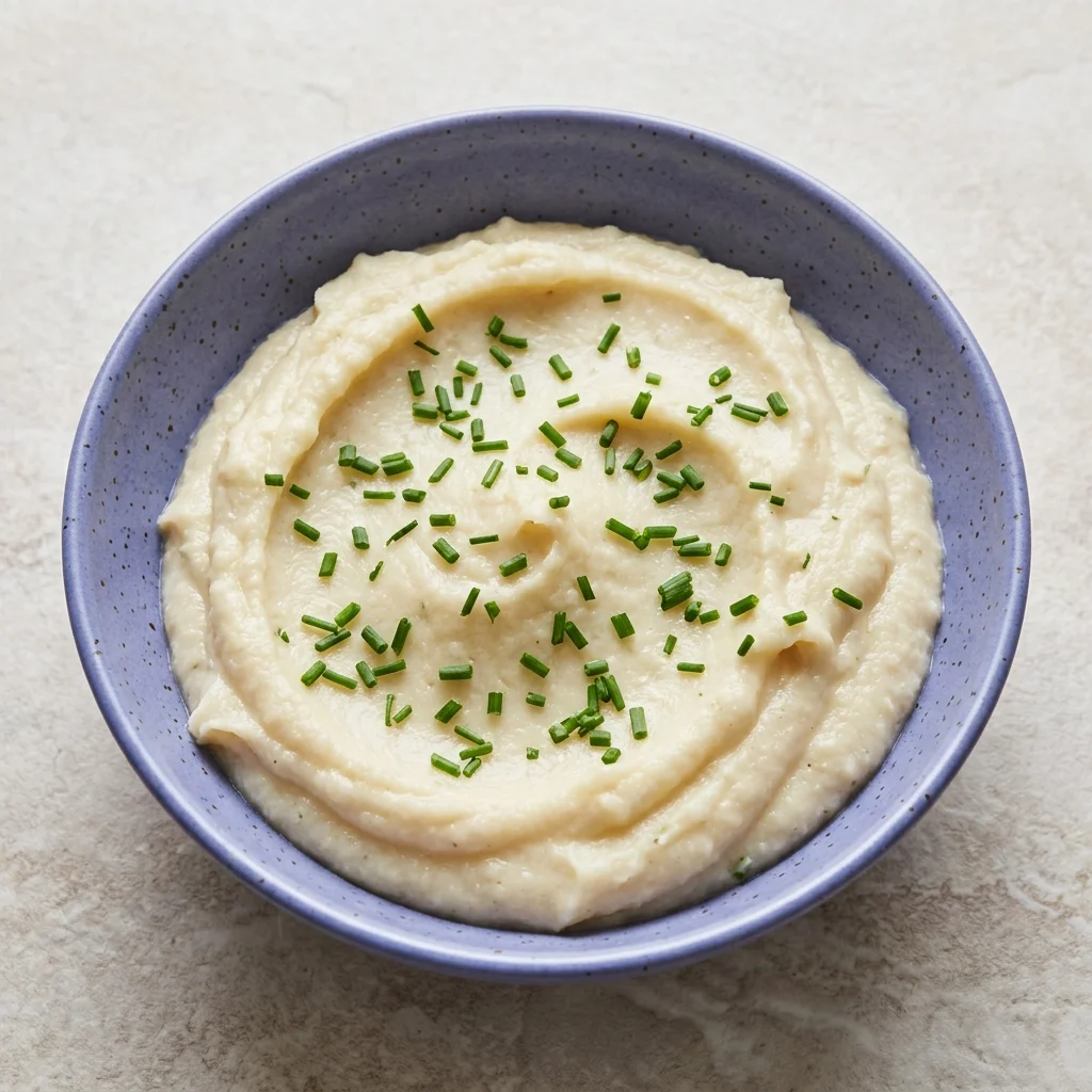 Creamy Roasted Garlic Cauliflower Mash