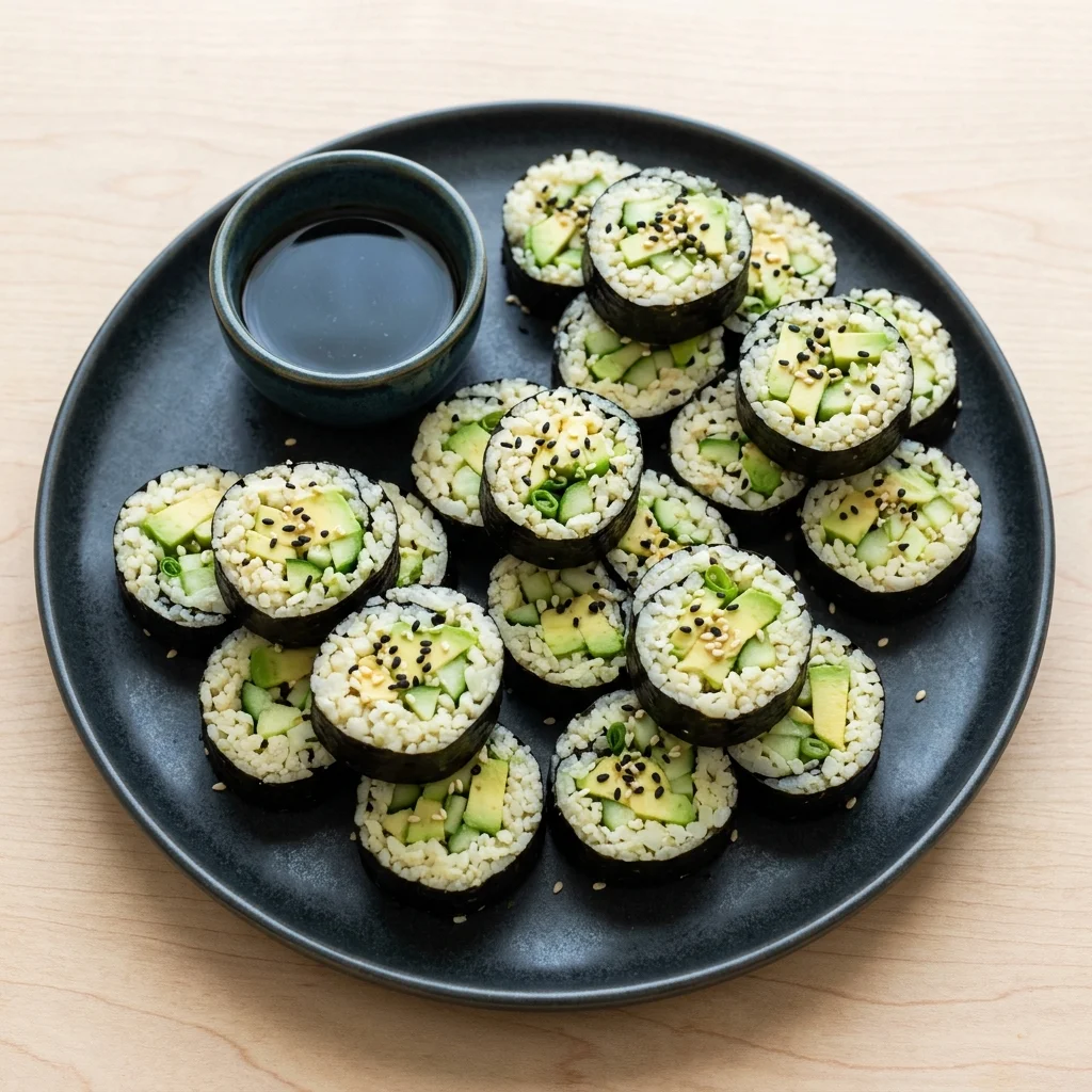 Avocado Cucumber Nori Rolls