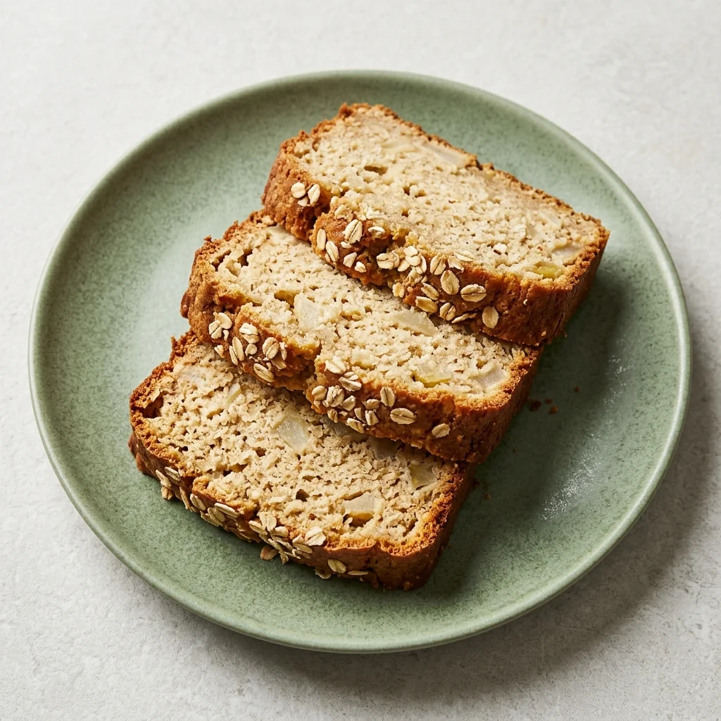 Vanilla Pear Oat Breakfast Loaf