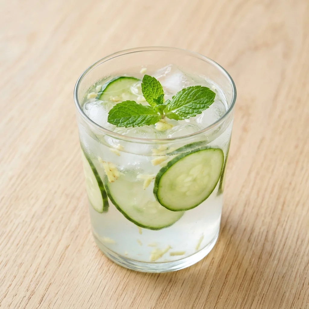 Coconut Water with Cucumber & Ginger