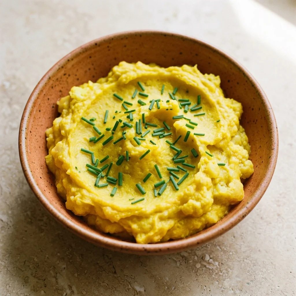 Ginger-Turmeric Mashed Potatoes & Cauliflower