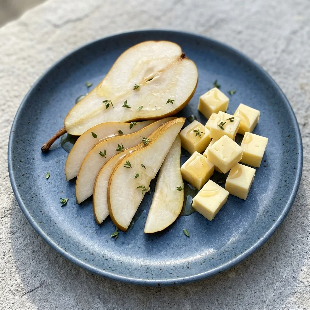 Pear Slices with Cheese