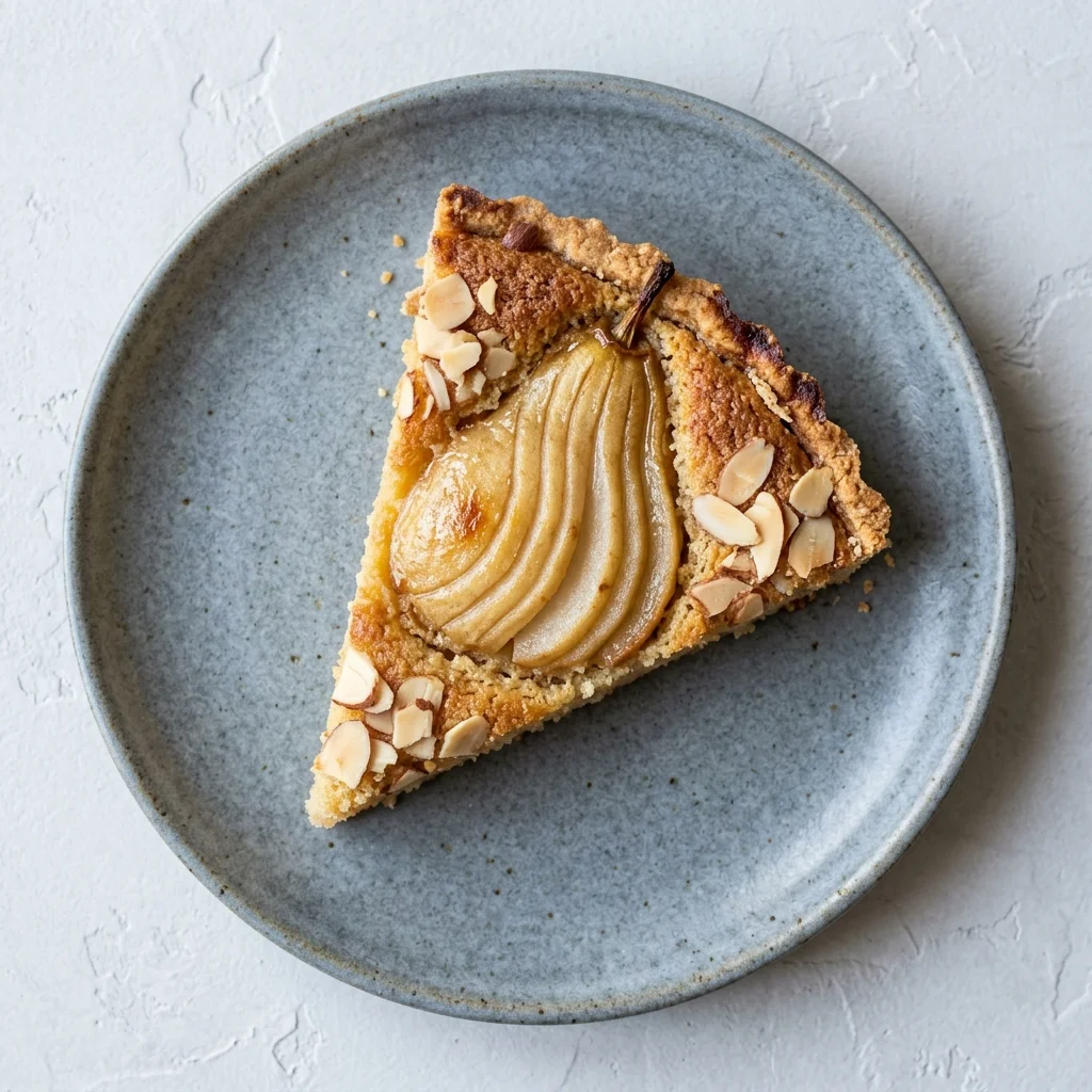 Paleo Almond Pear Frangipane Tart