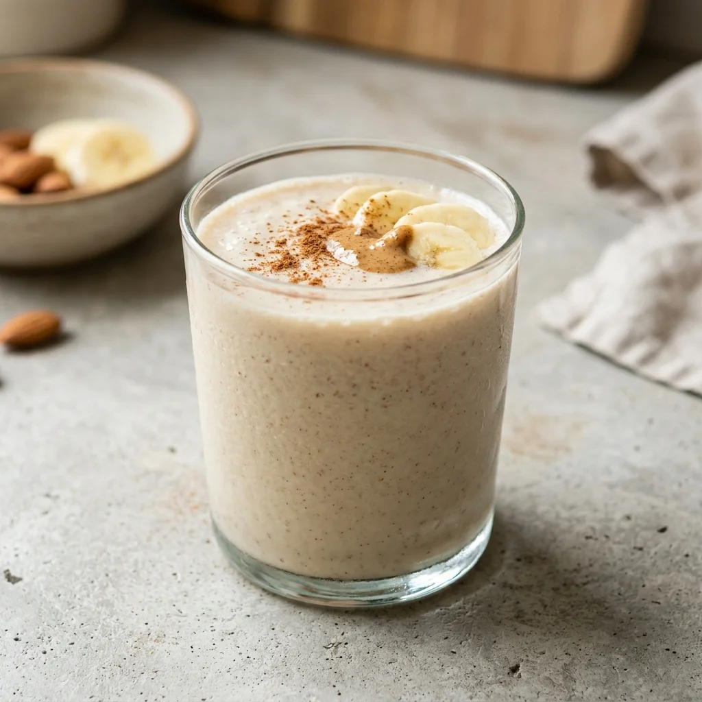 Paleo Almond Butter Banana Smoothie