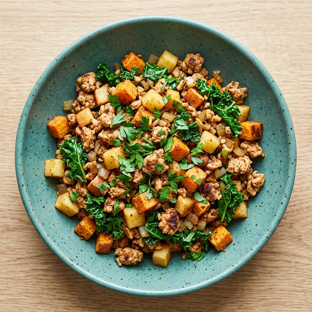 Paleo Chicken Apple Breakfast Hash