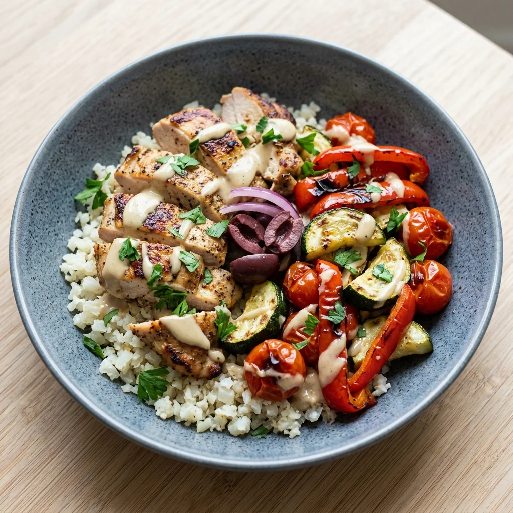 Paleo Mediterranean Bowl