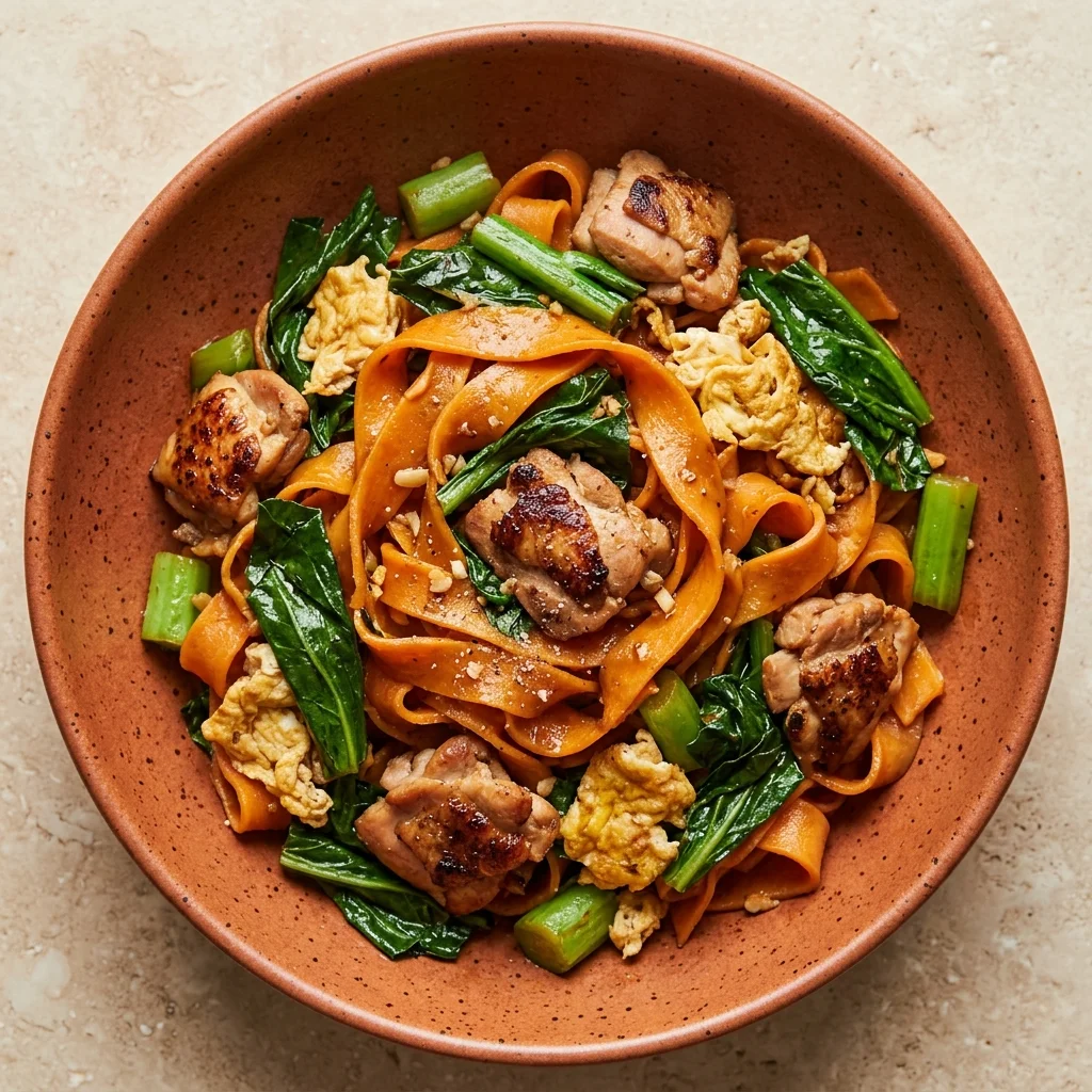 Paleo Sweet Potato Noodle Pad See Ew