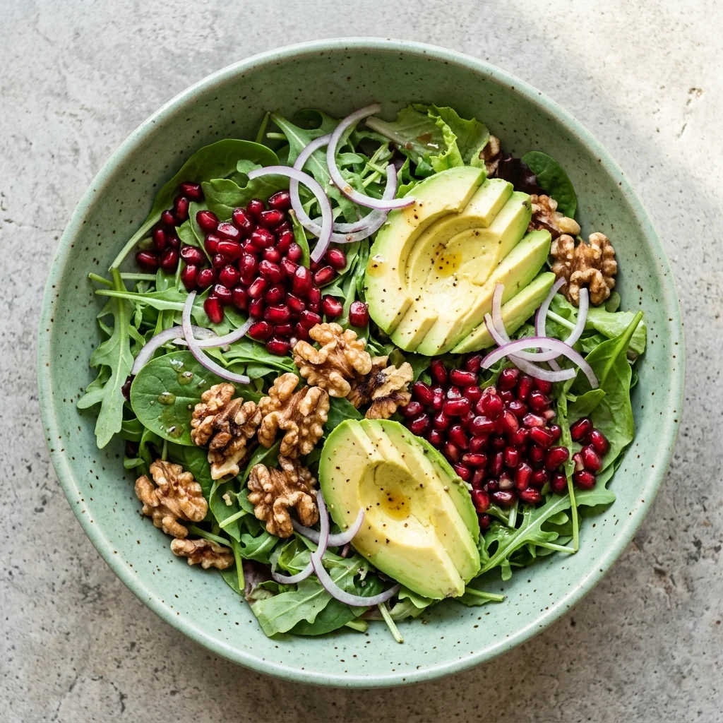 Paleo Pomegranate Walnut Salad