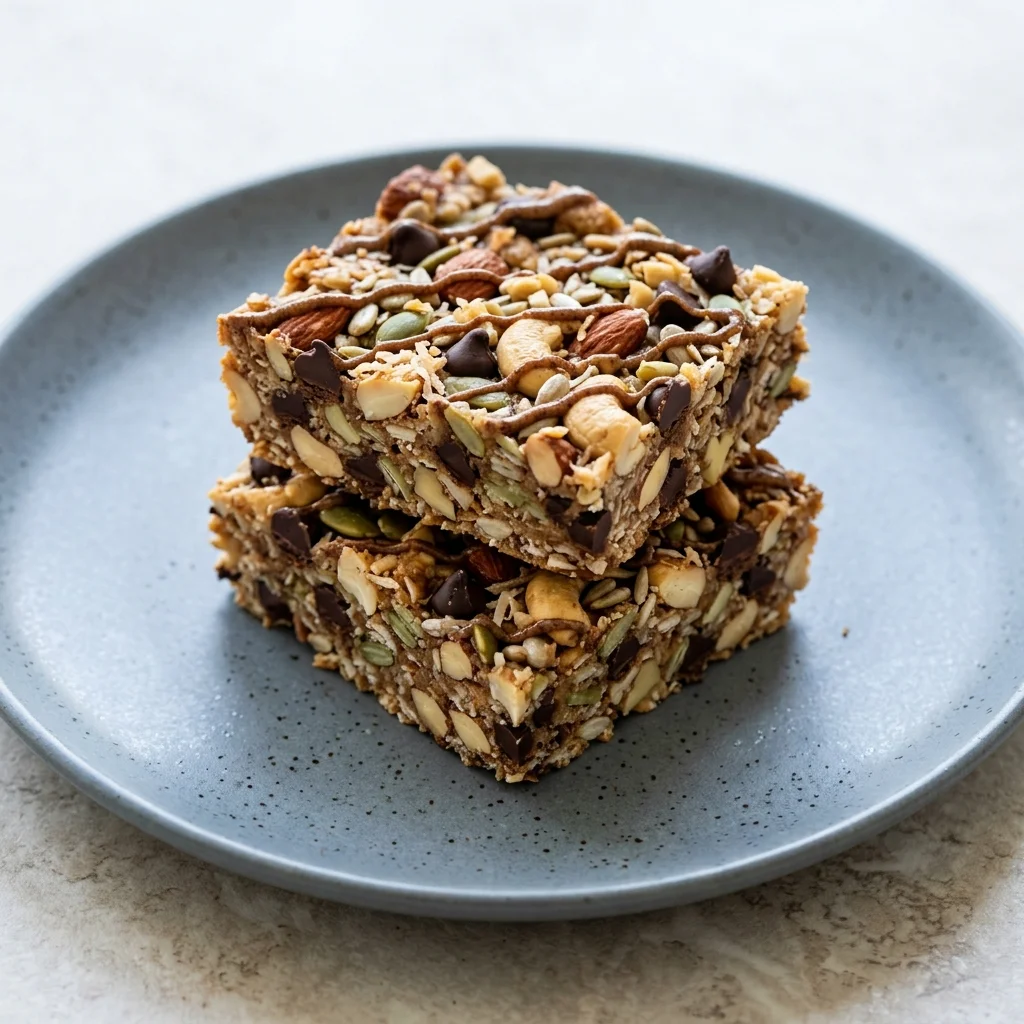 Paleo Chocolate Chip Nut & Seed Bars