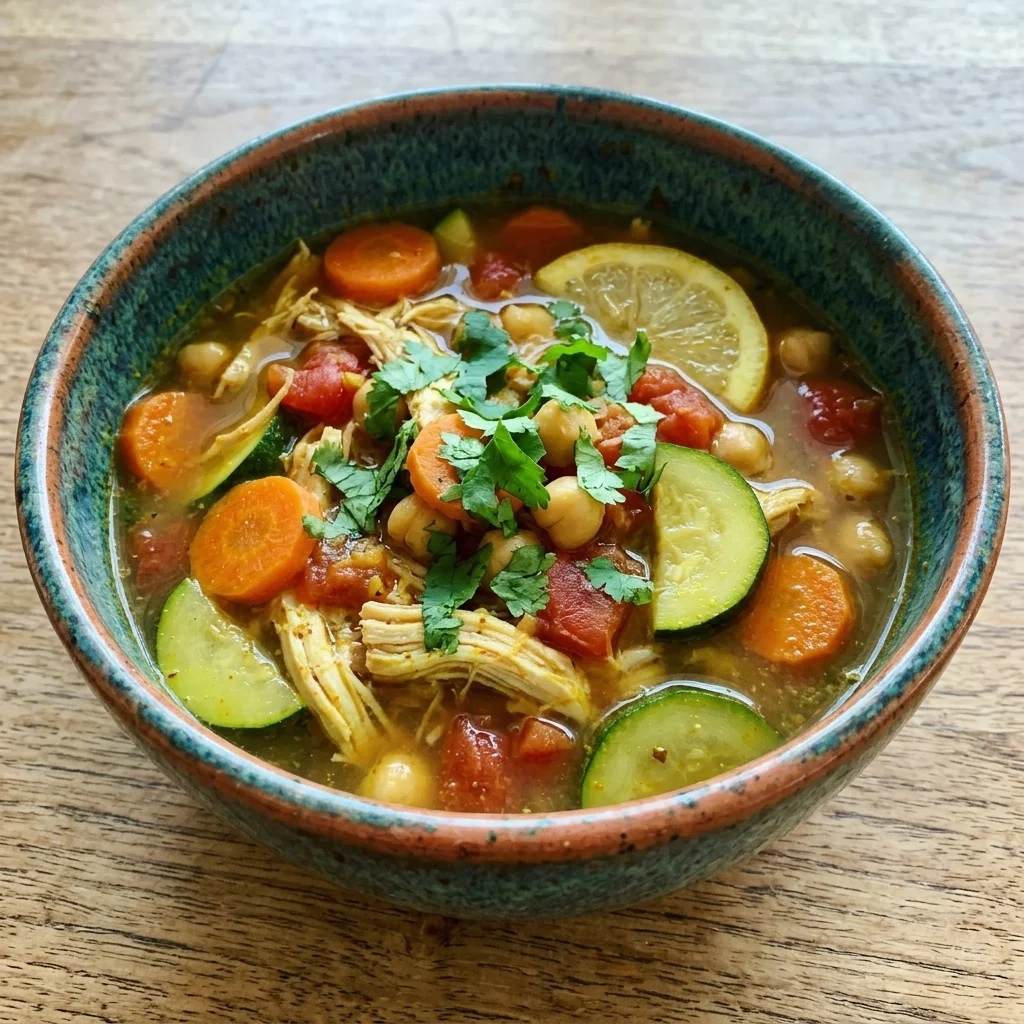 Paleo Moroccan Chicken Soup