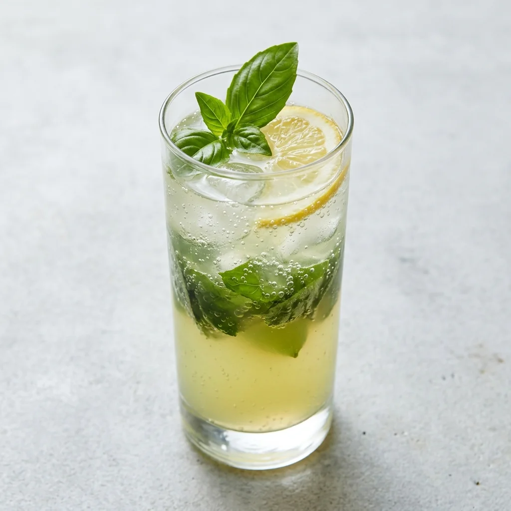 Whole30 Lemon Basil Cooler