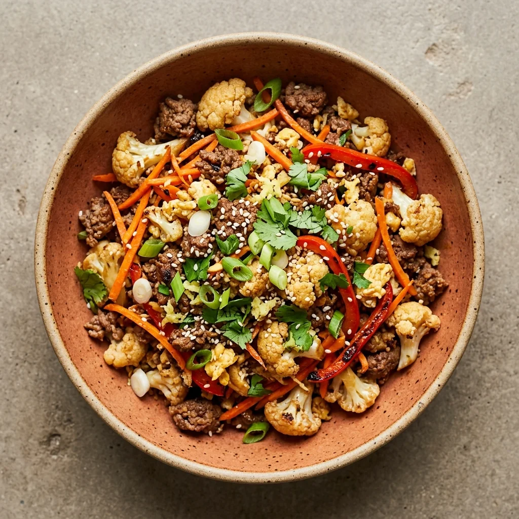 Whole30 Cauliflower Rice Stir-Fry