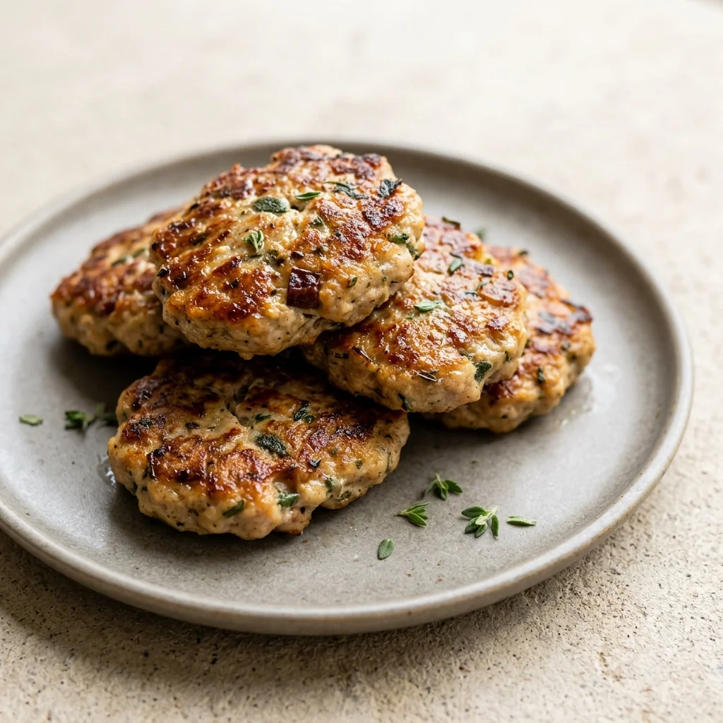Whole30 Chicken Apple Breakfast Sausage