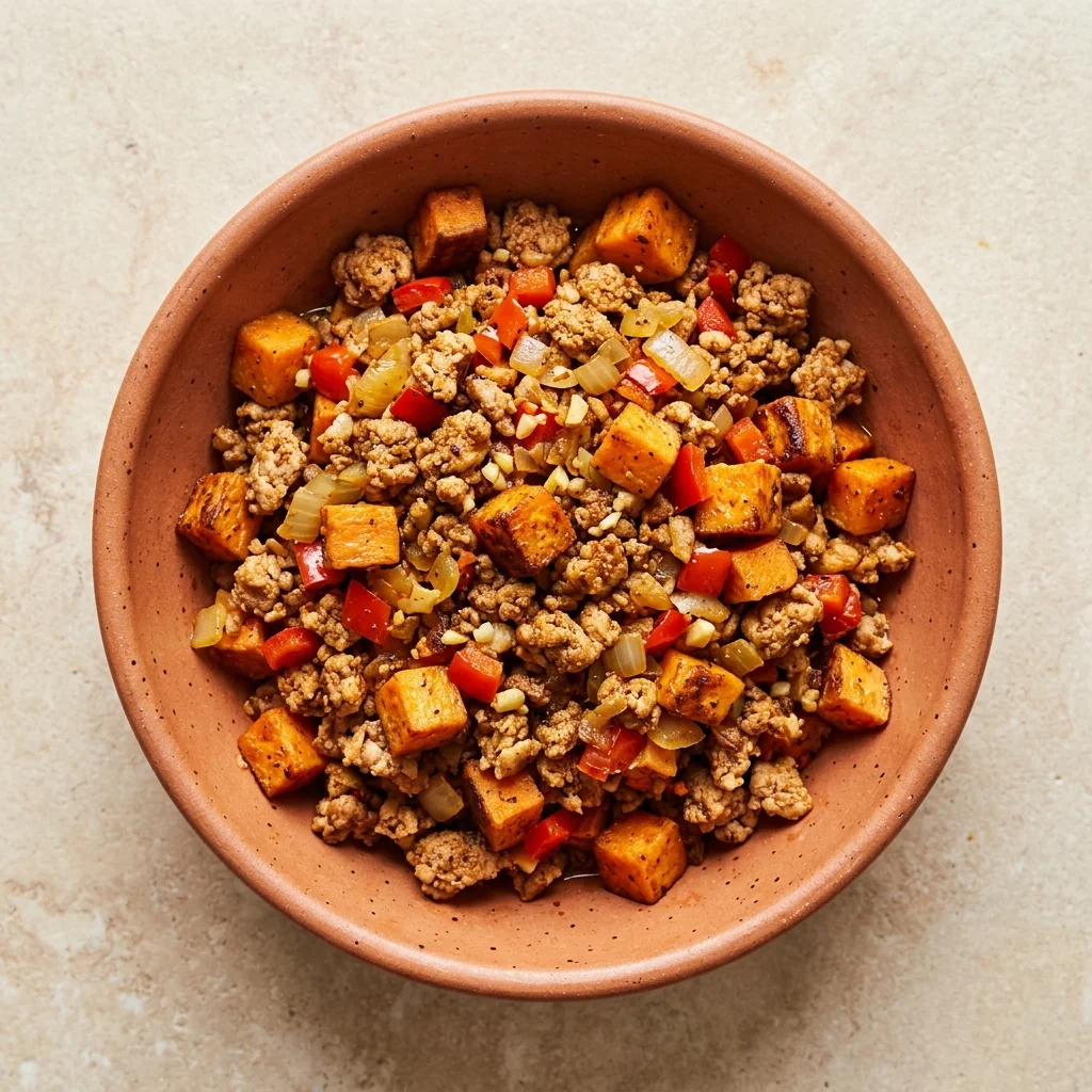 Whole30 Ground Turkey Sweet Potato Hash