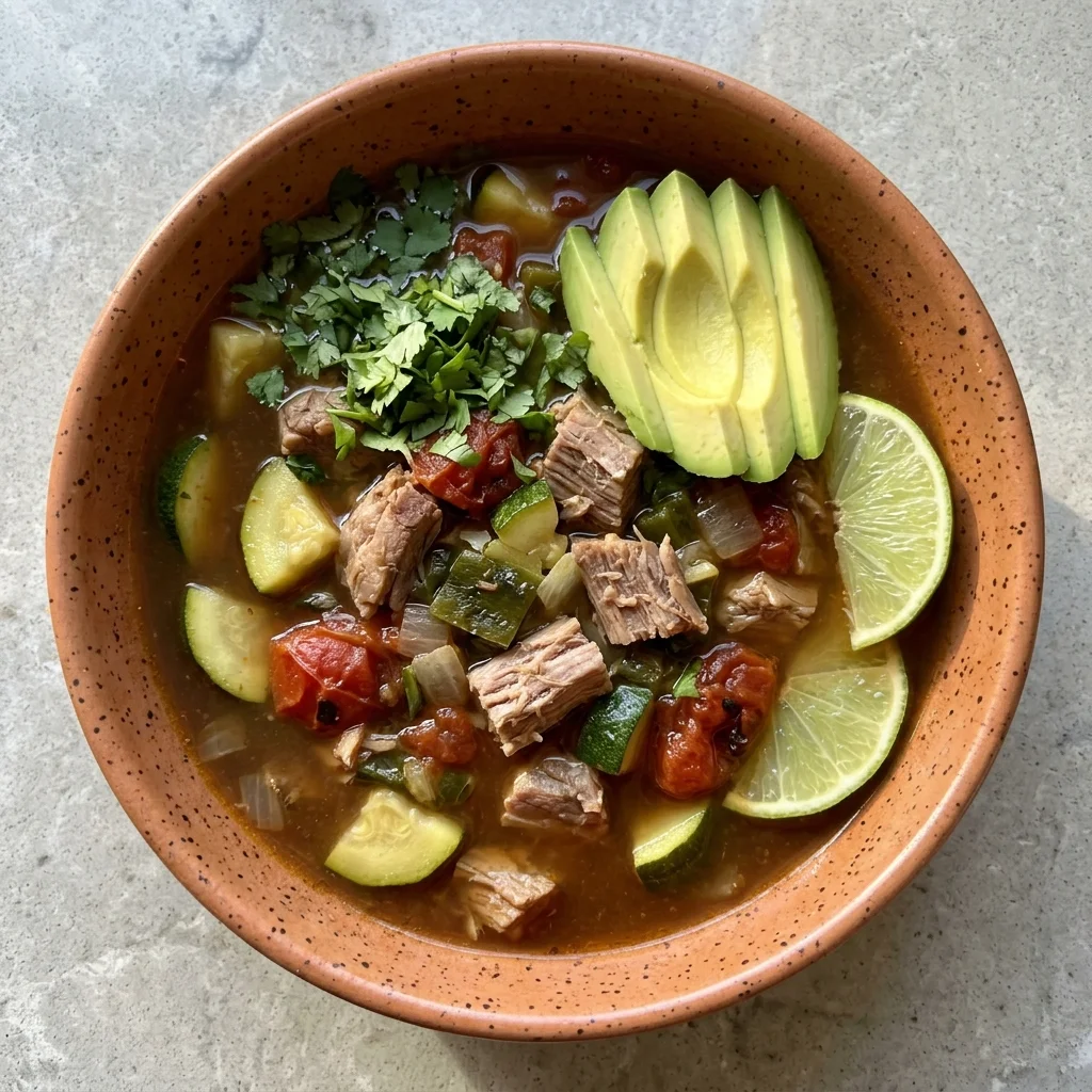 Whole30 Crockpot Carnitas Soup