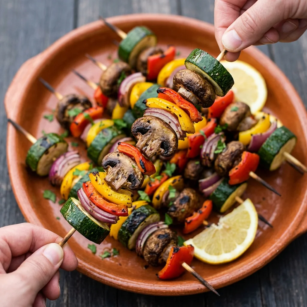 Grilled Vegetable Kabobs