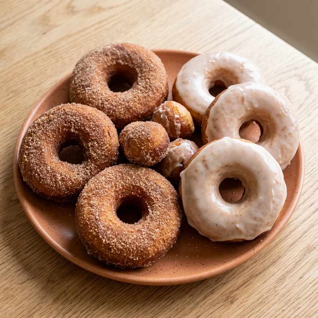 Easy Biscuit Dough Donuts