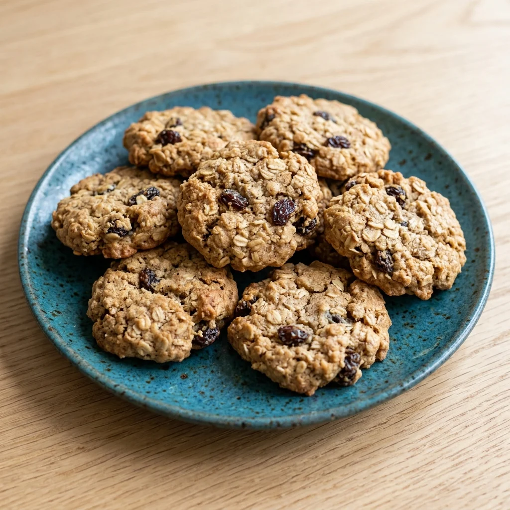 Low-Sugar Oatmeal Cookies