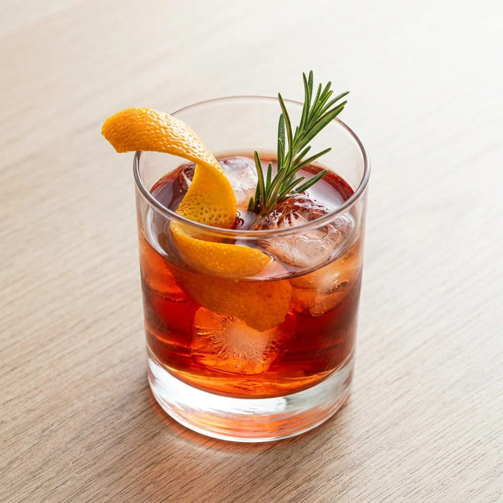 Herbal Negroni with Fresh Herbs