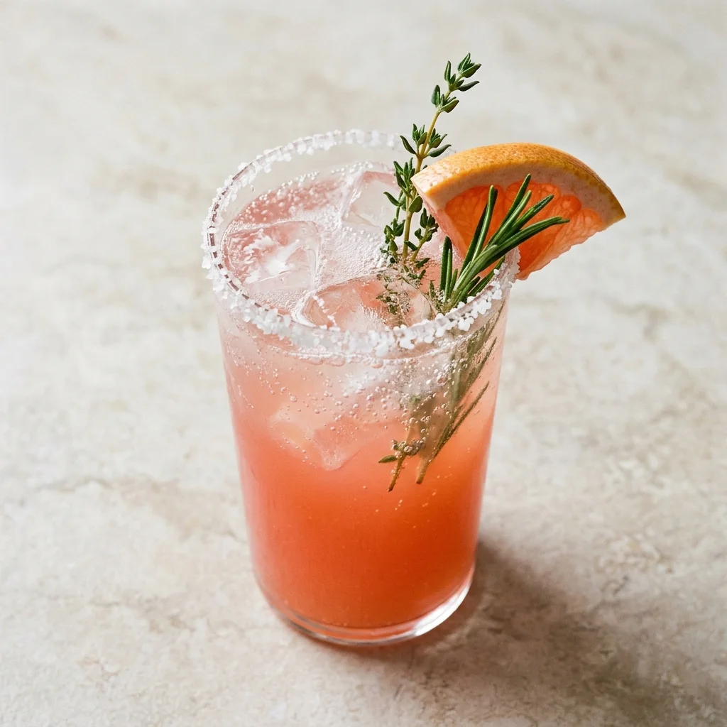 Herbal Paloma with Fresh Herbs