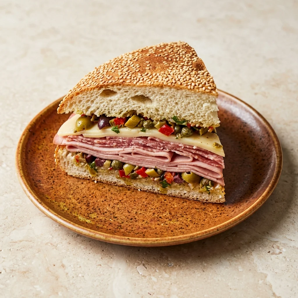 Classic Muffuletta Sandwich