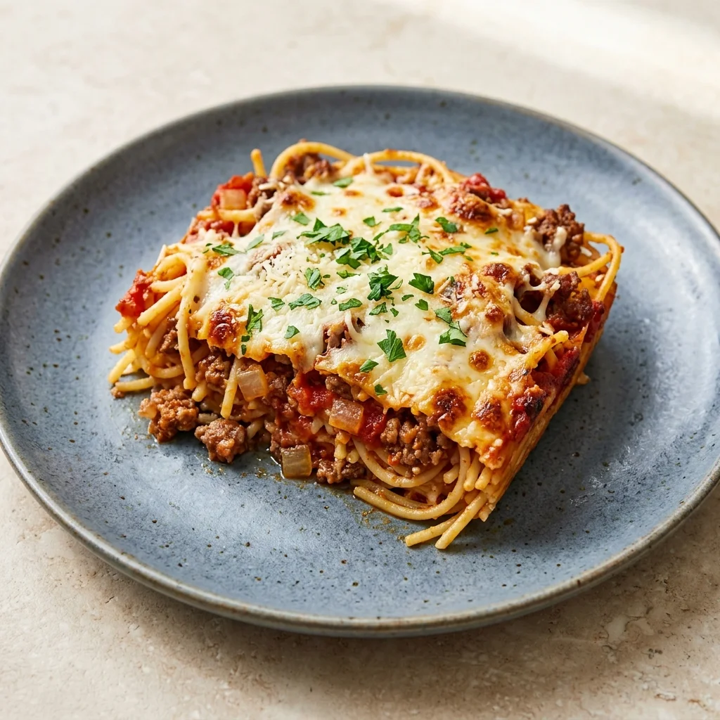Easy Baked Spaghetti
