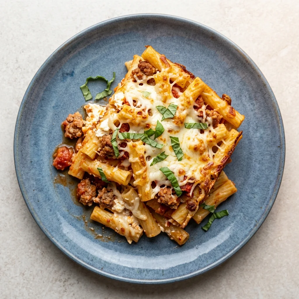 Easy Baked Ziti with Sausage