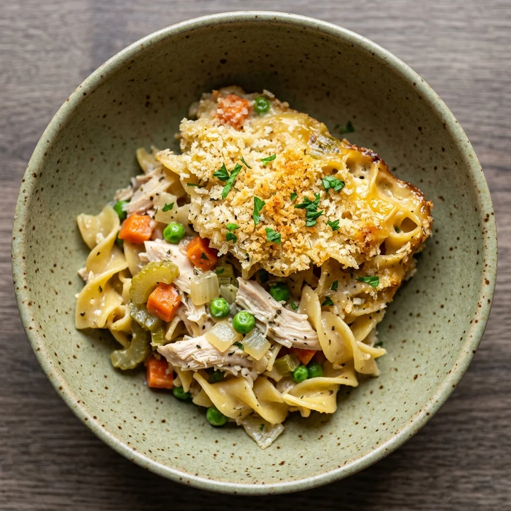 Easy Chicken Noodle Casserole