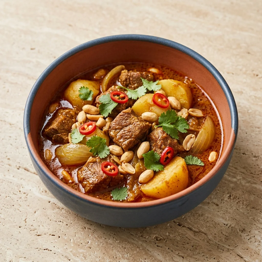 Massaman Pork Curry with Potatoes