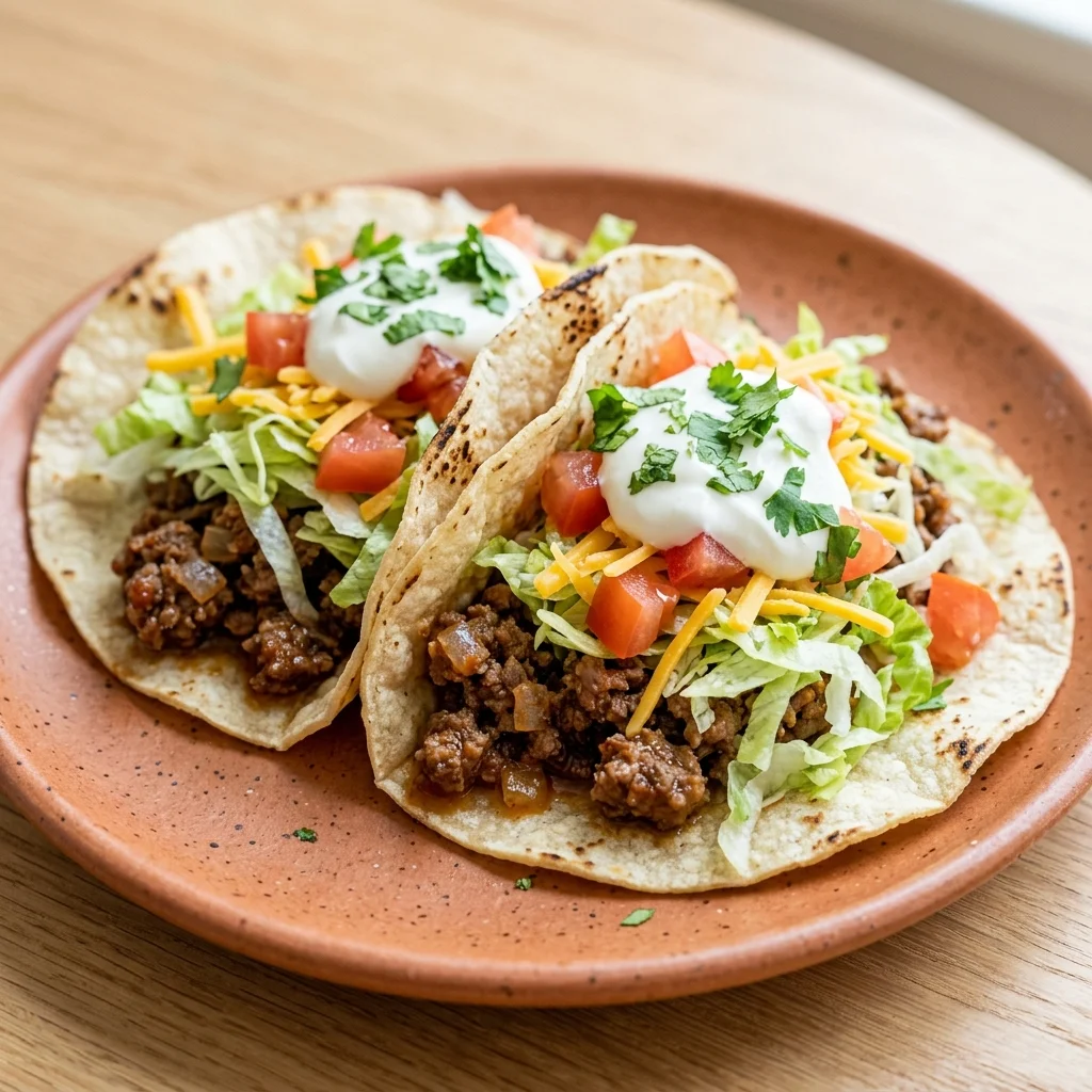 Quick Beef Tacos