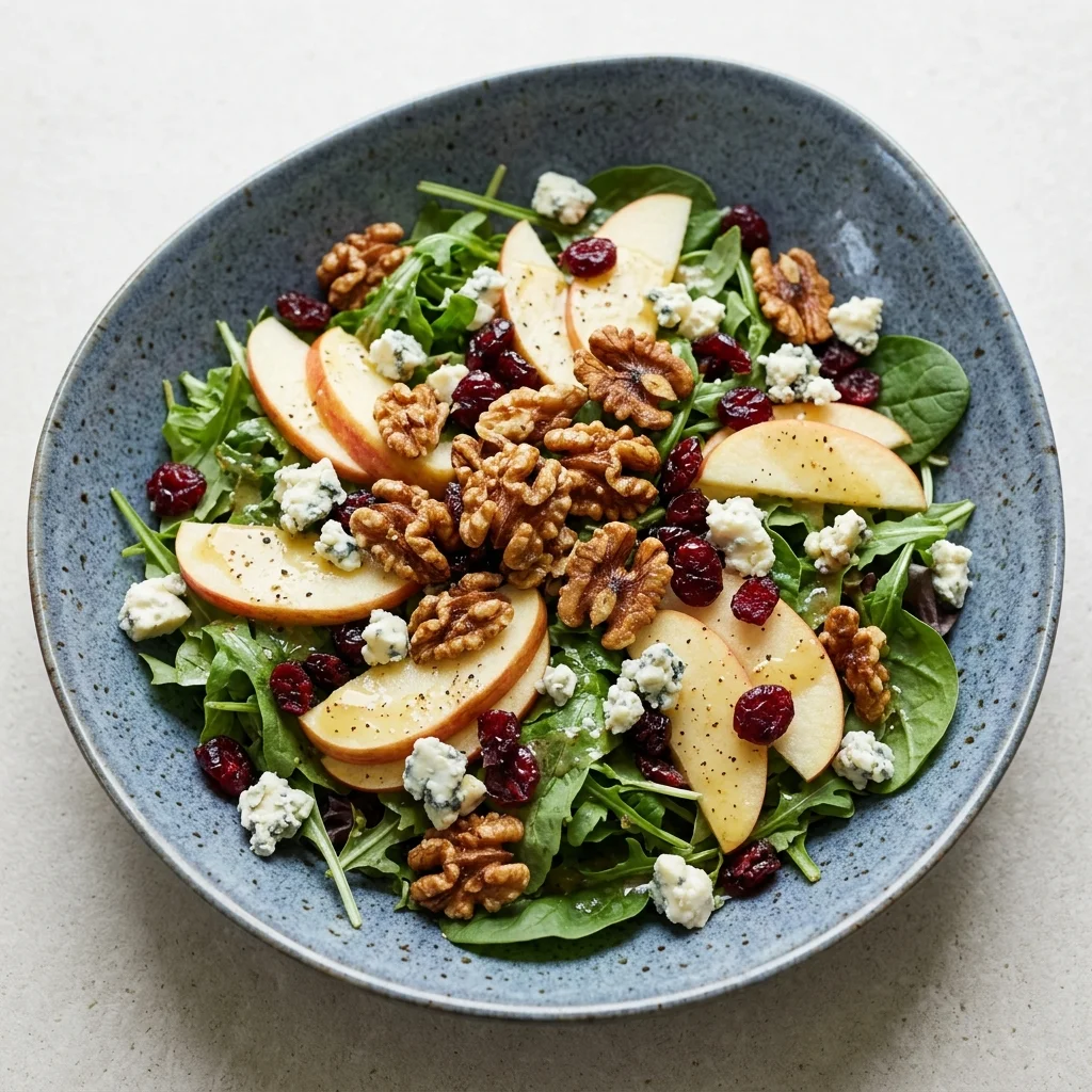 Apple-Walnut Salad with Maple Dijon Vinaigrette