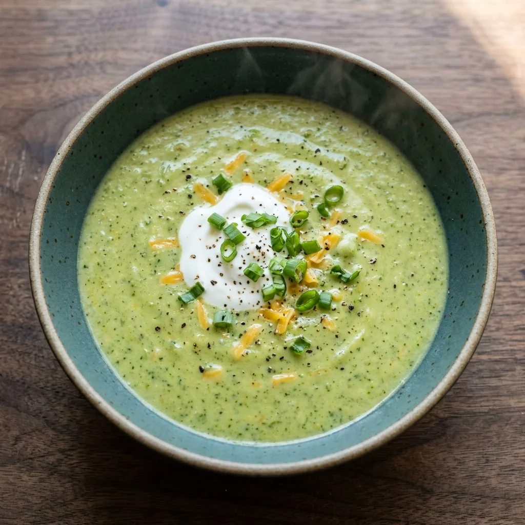 Blender Broccoli Cheddar Soup