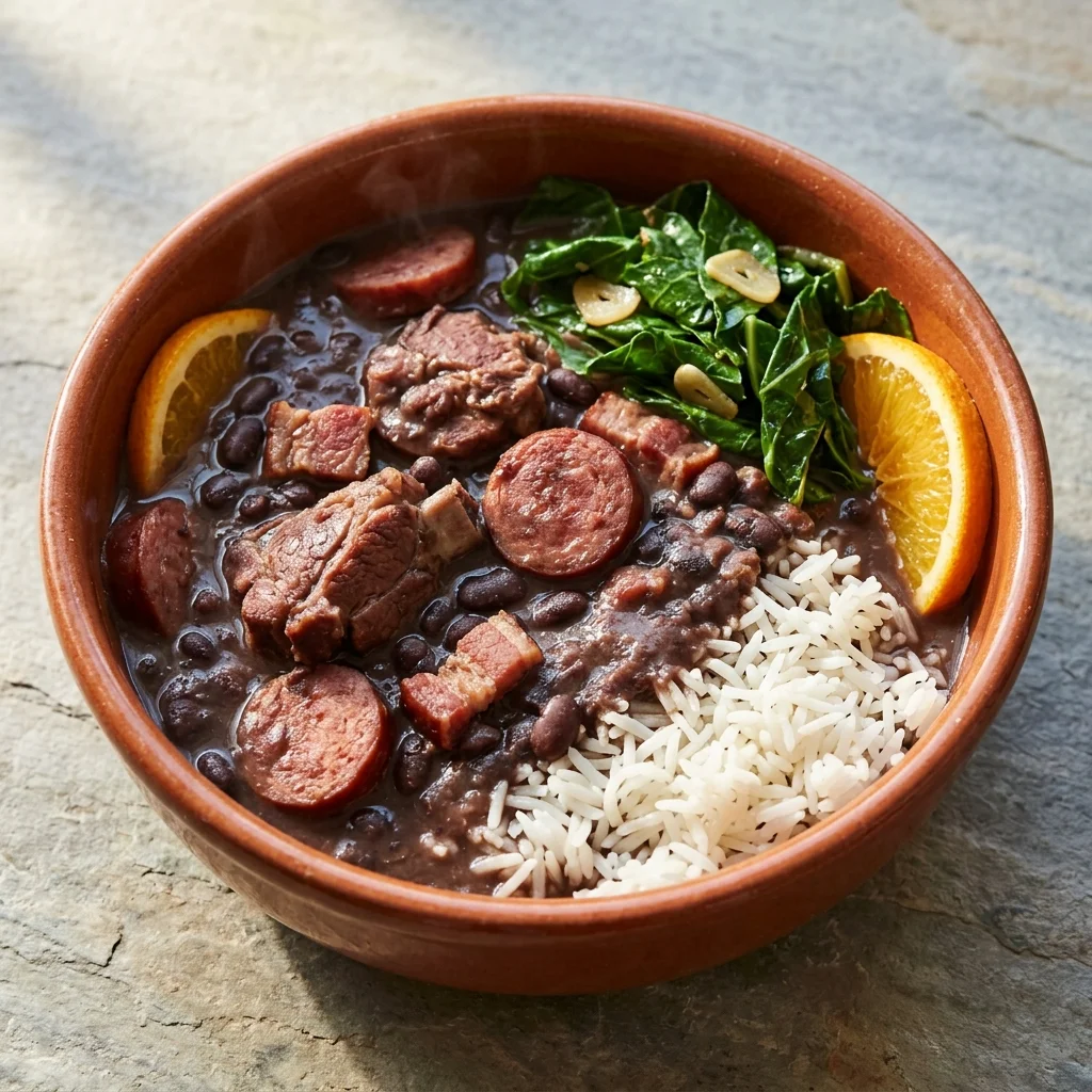 Brazilian Black Bean Stew (Feijoada)