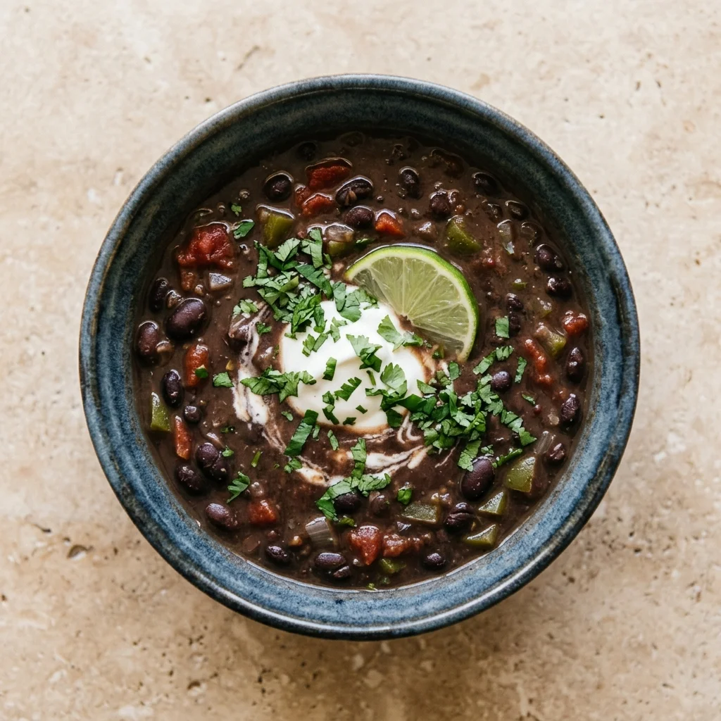 Instant Pot Black Bean Soup