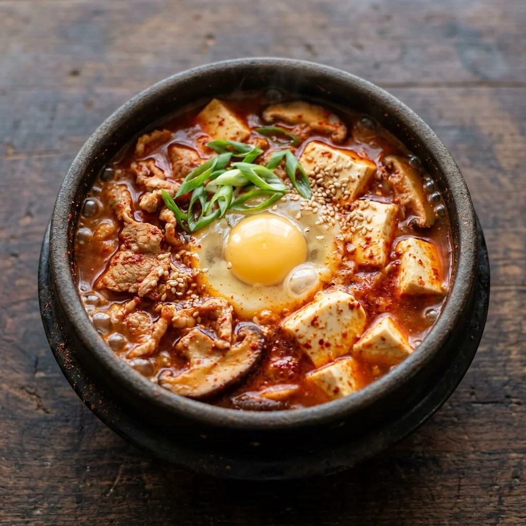 Korean Soft Tofu Soup (Sundubu Jjigae)