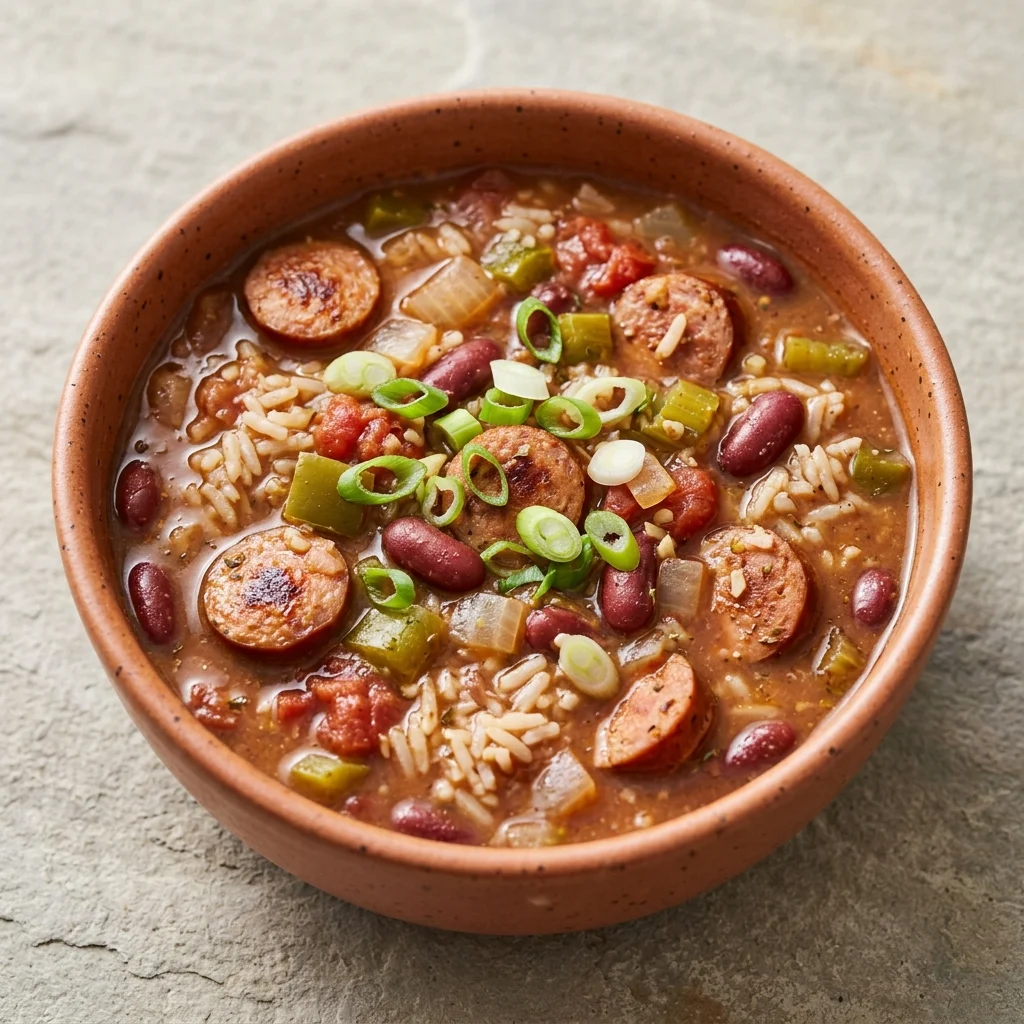 New Orleans Red Bean and Rice Soup