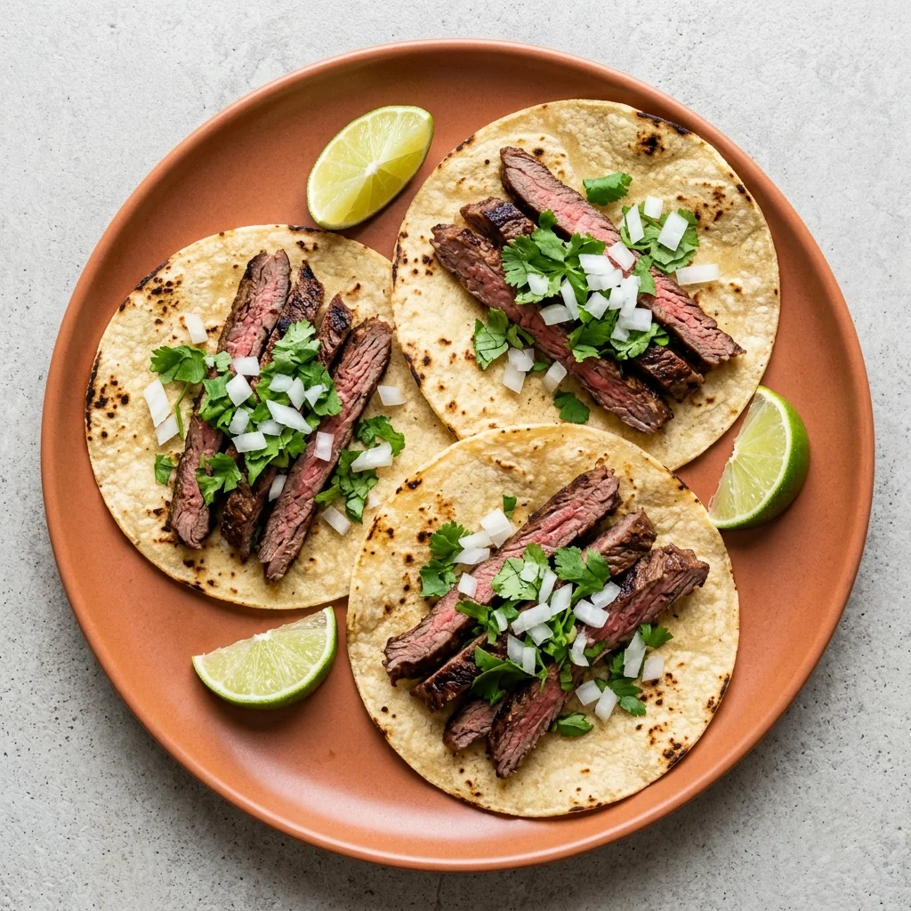 Gluten Free Cilantro-Lime Steak Tacos