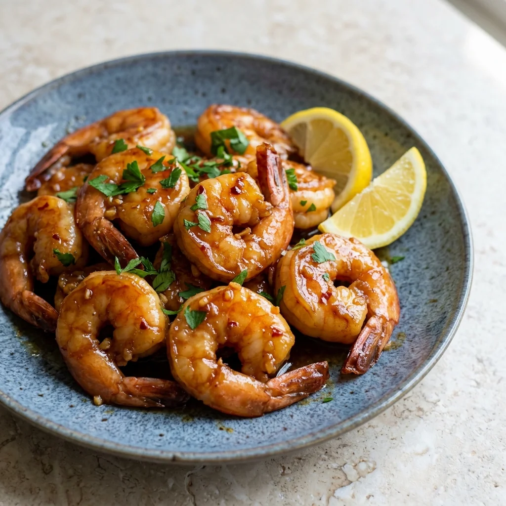 Gluten Free Honey Garlic Shrimp