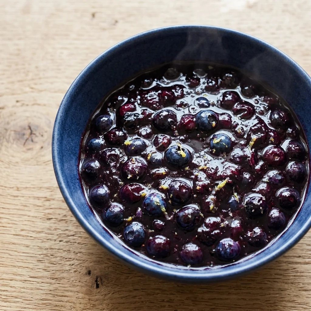 Gluten Free Blueberry Compote