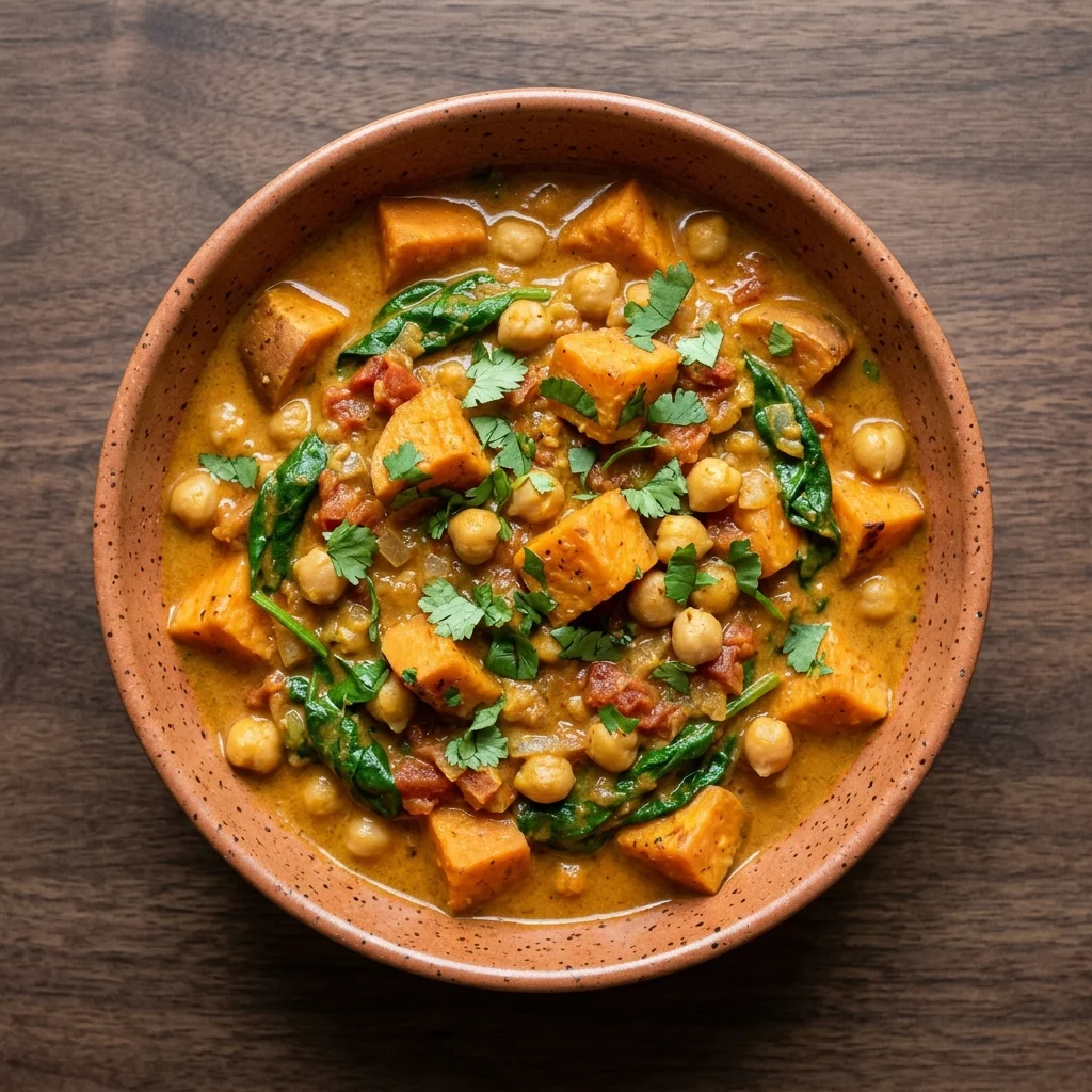 Dairy Free Chickpea Sweet Potato Curry