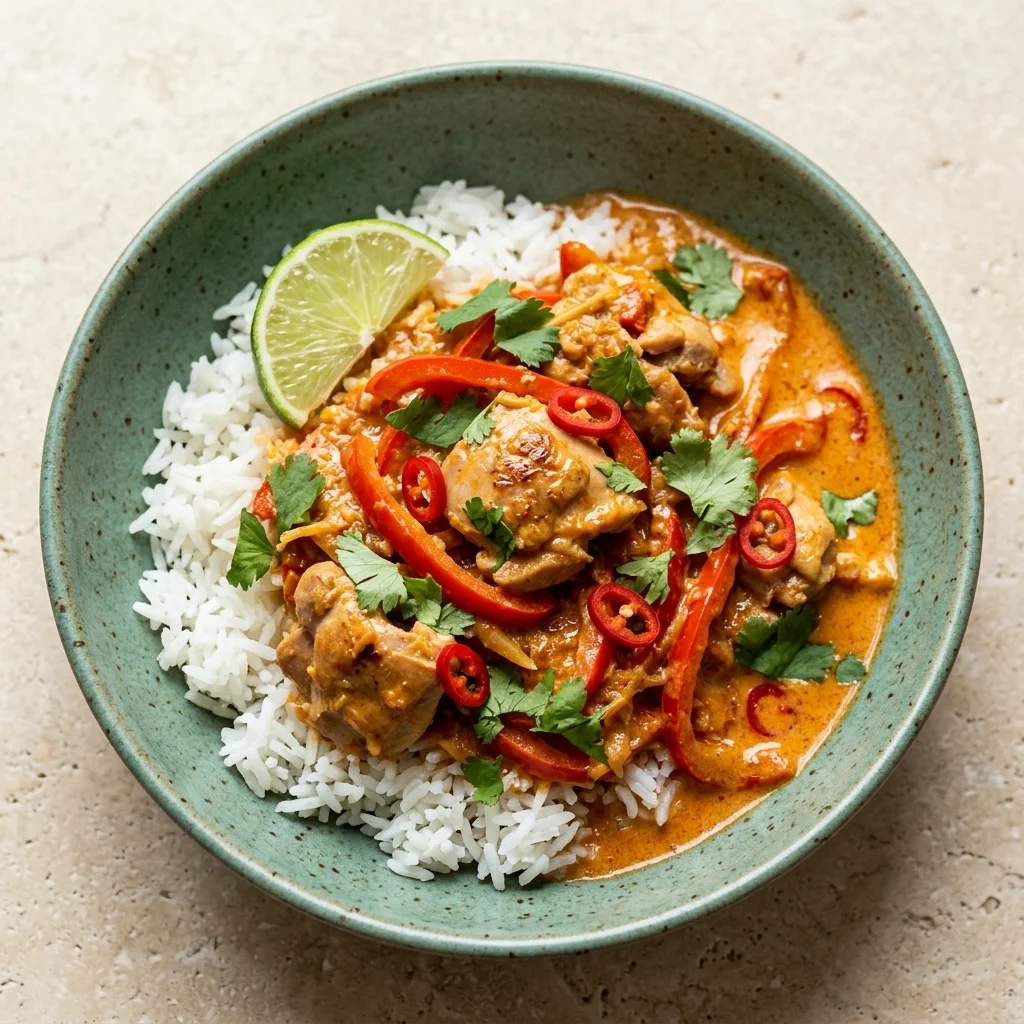 Dairy Free Lemongrass Chicken Coconut Curry