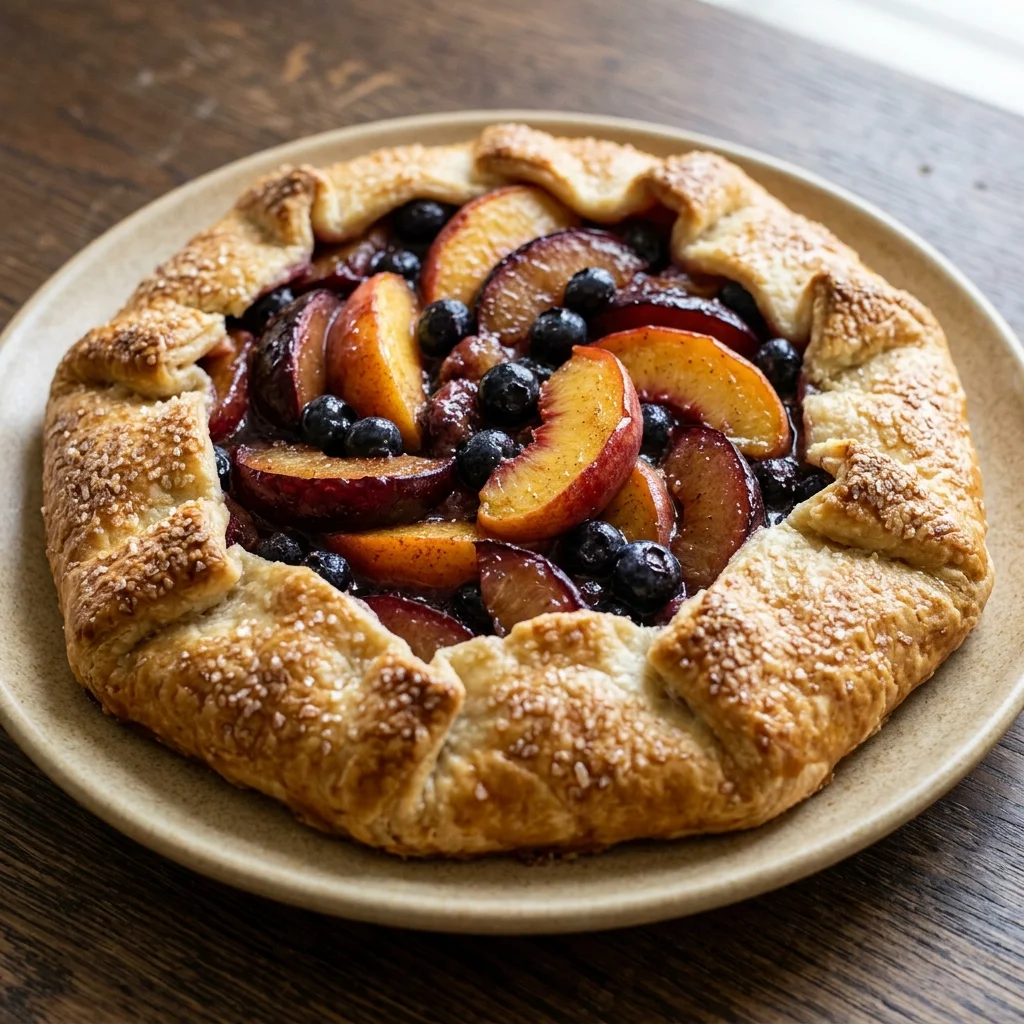 Fruit Galette with Milk-Washed Crust