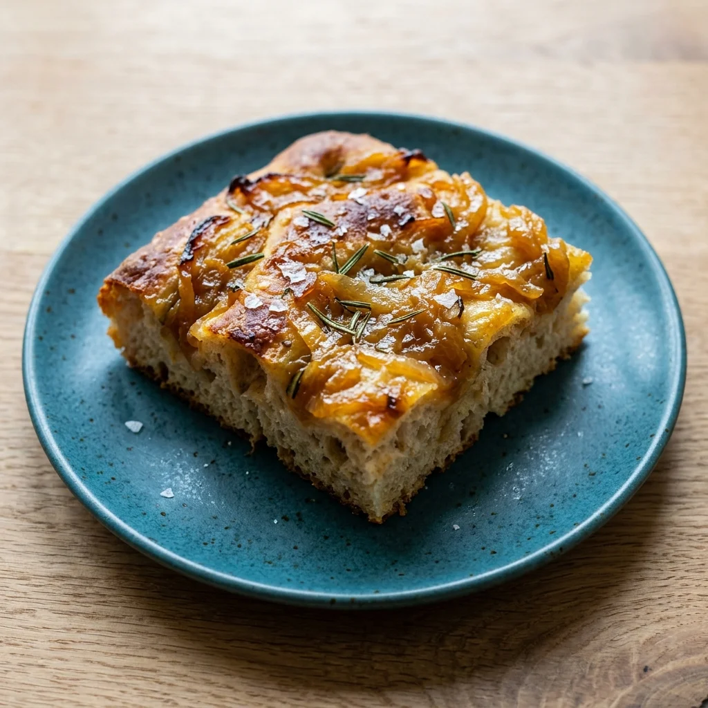 Vegan Caramelized Onion Focaccia